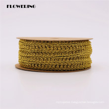 Made in China Free Sample Metallic Gold Lace Trim